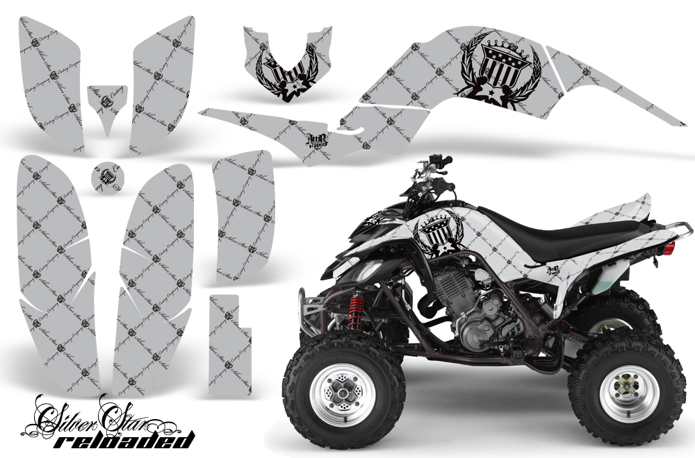 Yamaha Raptor 660 Graphics Reloaded Black SilverBG